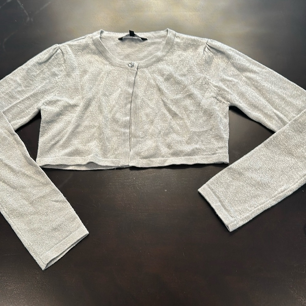 George sparkly crop sweater youth M